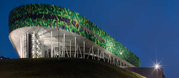 Image of party location in Bilbao Arena